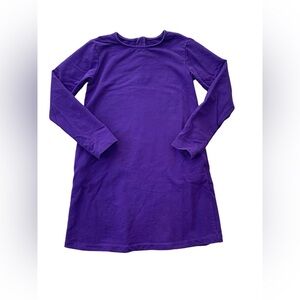 Primary Size 10 Purple Cozy Long Sleeve Dress